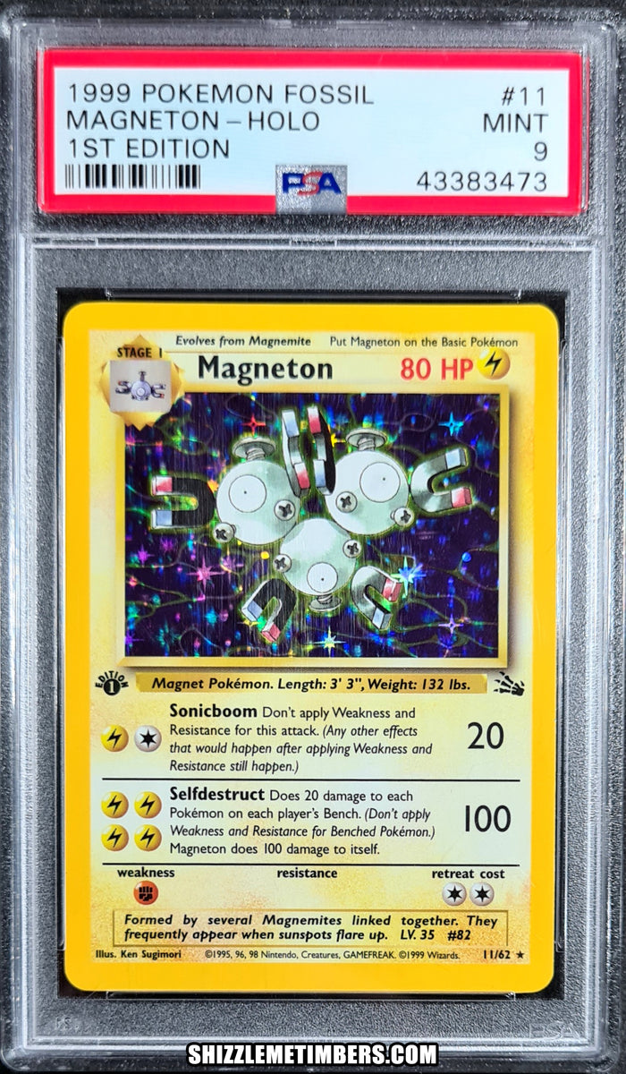 ポケモン - Magnetonレアコイル  1ED 1st Edition 9/102 英語版 B314【ポケモン カード】 レアコイル Magneton 旧 海外版 英語