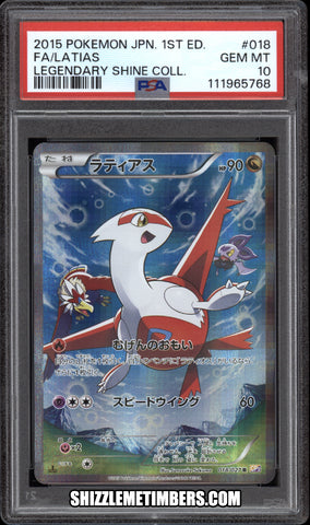 Latias 018/027 Full Art Japanese CP2 Legendary Shine - PSA 10