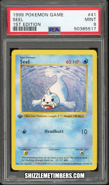 Seel 41/102 1st Edition Shadowless Base Set - PSA 9