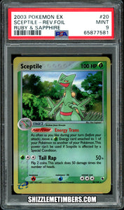 Sceptile 20/109 Reverse Holo Pokemon EX Ruby Sapphire - PSA 9