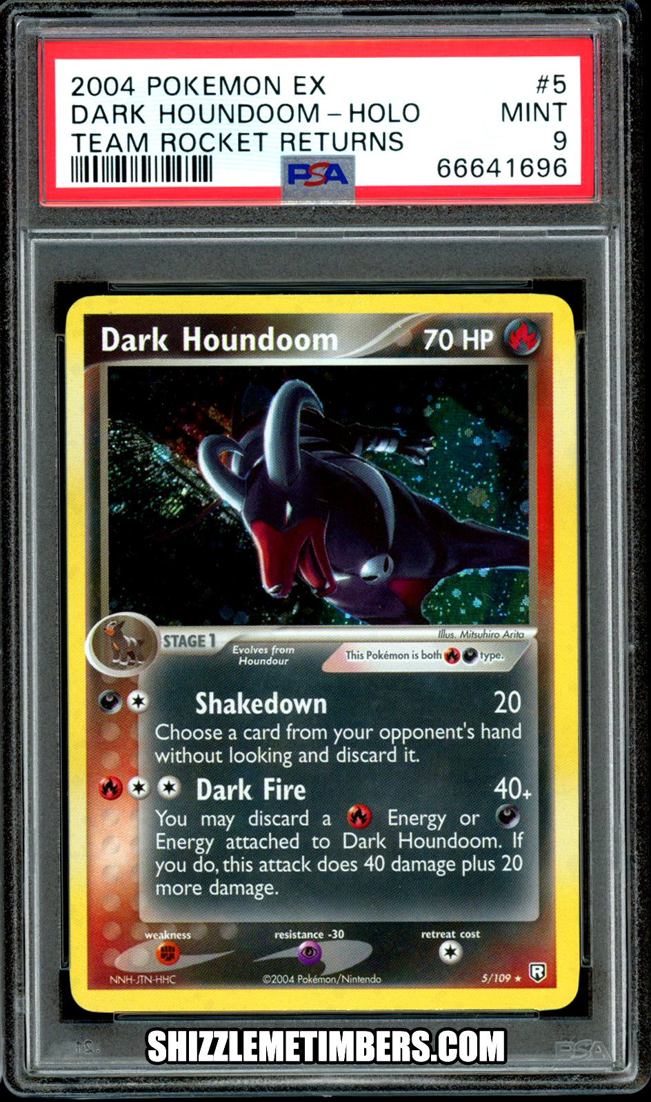 Houndoom 5/109 Holo EX Team Rocket Returns - PSA 9