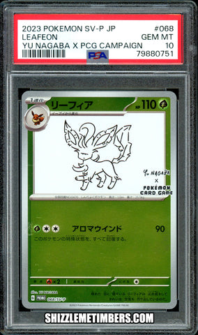 Leafeon 068/SV-P Promo Japanese Yu Nagaba - PSA 10