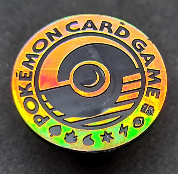 Gold Rainbow Pokemon Card Neo Summer Road Tournament Japanese Coin - 2001