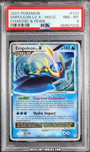 Empoleon LV X 120/130 Holo Pokemon Diamond and Pearl - PSA 8