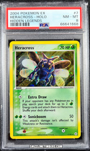 Heracross 7/101 Holo EX Hidden Legends - PSA 8