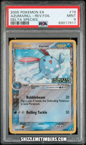 Azumarill 19/113 Reverse Holo Pokemon EX Delta Species - PSA 9